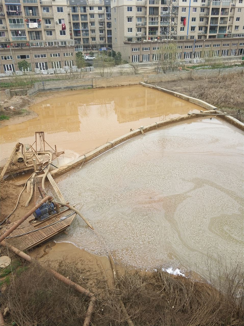 北戴河沉淀池淤泥清理-厂区废水池淤泥清淤